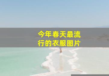 今年春天最流行的衣服图片