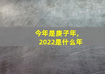 今年是庚子年,2022是什么年