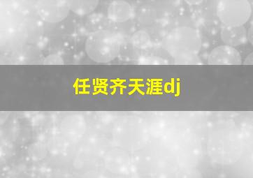 任贤齐天涯dj