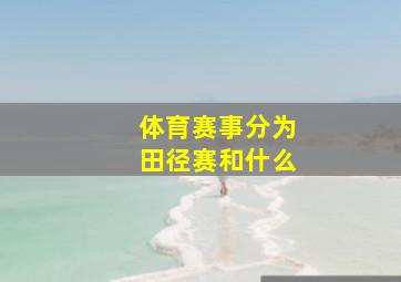 体育赛事分为田径赛和什么