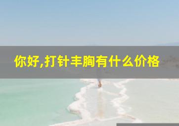 你好,打针丰胸有什么价格