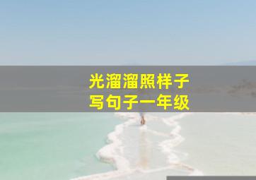 光溜溜照样子写句子一年级