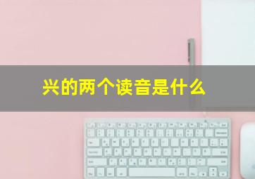 兴的两个读音是什么