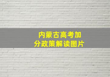 内蒙古高考加分政策解读图片