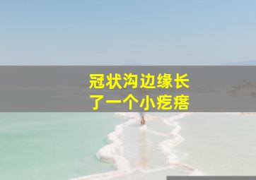 冠状沟边缘长了一个小疙瘩