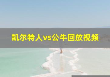 凯尔特人vs公牛回放视频