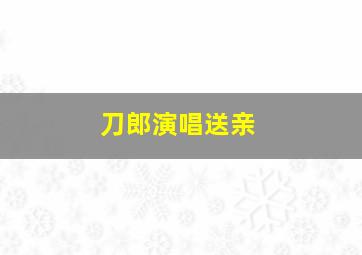 刀郎演唱送亲