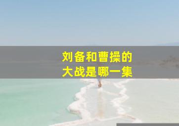 刘备和曹操的大战是哪一集