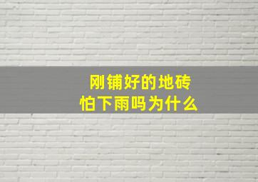 刚铺好的地砖怕下雨吗为什么