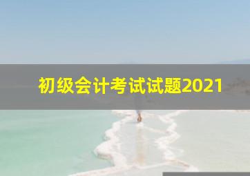 初级会计考试试题2021