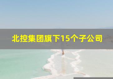 北控集团旗下15个子公司