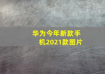 华为今年新款手机2021款图片