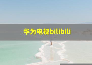 华为电视bilibili