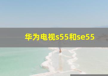 华为电视s55和se55