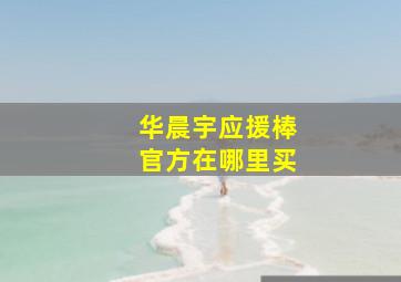 华晨宇应援棒官方在哪里买