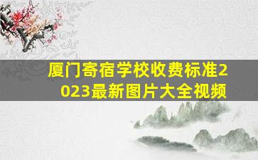 厦门寄宿学校收费标准2023最新图片大全视频