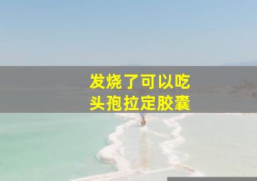 发烧了可以吃头孢拉定胶囊