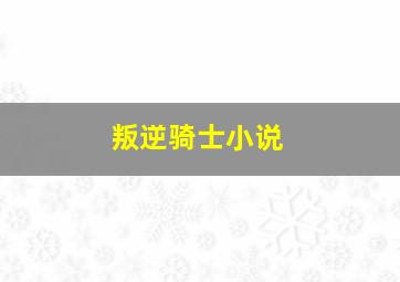 叛逆骑士小说