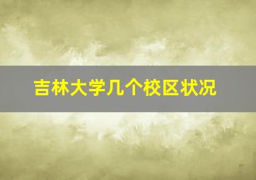 吉林大学几个校区状况