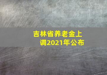 吉林省养老金上调2021年公布