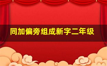 同加偏旁组成新字二年级