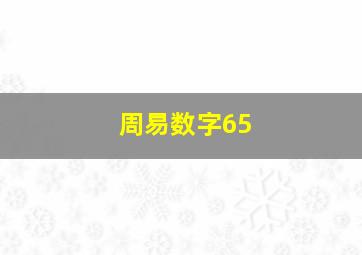 周易数字65