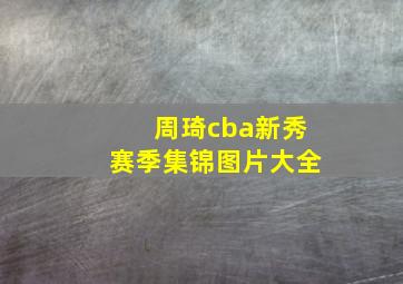 周琦cba新秀赛季集锦图片大全