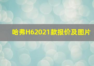 哈弗H62021款报价及图片