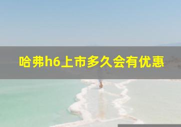 哈弗h6上市多久会有优惠