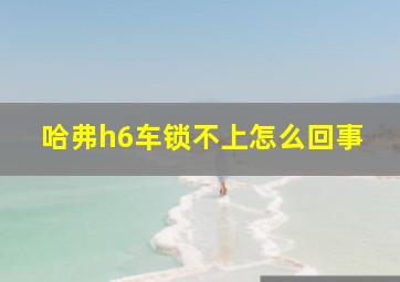 哈弗h6车锁不上怎么回事