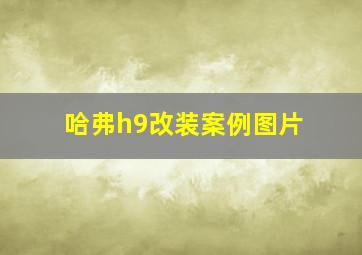 哈弗h9改装案例图片