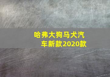 哈弗大狗马犬汽车新款2020款