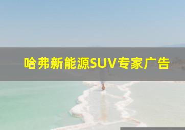 哈弗新能源SUV专家广告