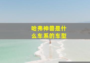 哈弗神兽是什么车系的车型