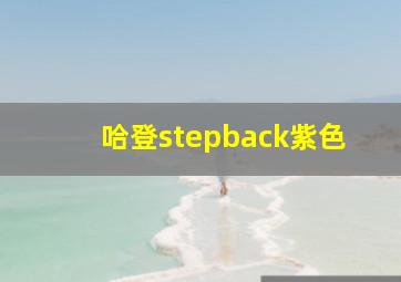 哈登stepback紫色