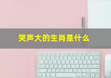 哭声大的生肖是什么