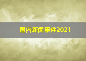 国内新闻事件2021