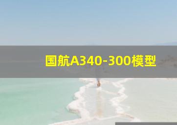 国航A340-300模型