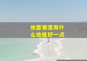 地面潮湿用什么地板好一点