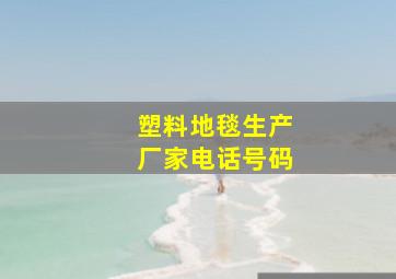 塑料地毯生产厂家电话号码