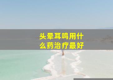 头晕耳鸣用什么药治疗最好