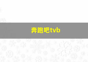 奔跑吧tvb