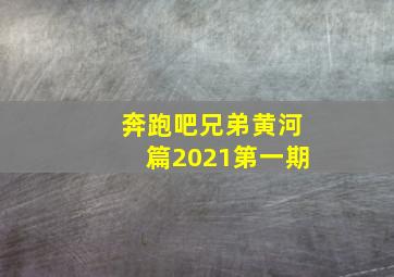 奔跑吧兄弟黄河篇2021第一期