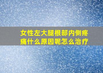 女性左大腿根部内侧疼痛什么原因呢怎么治疗