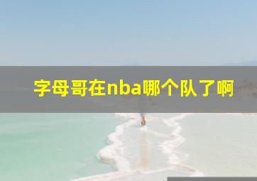 字母哥在nba哪个队了啊