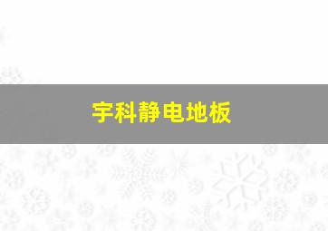 宇科静电地板