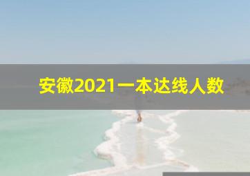 安徽2021一本达线人数