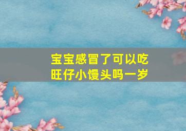 宝宝感冒了可以吃旺仔小馒头吗一岁