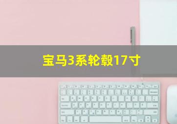 宝马3系轮毂17寸