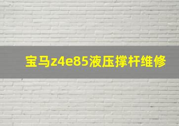 宝马z4e85液压撑杆维修